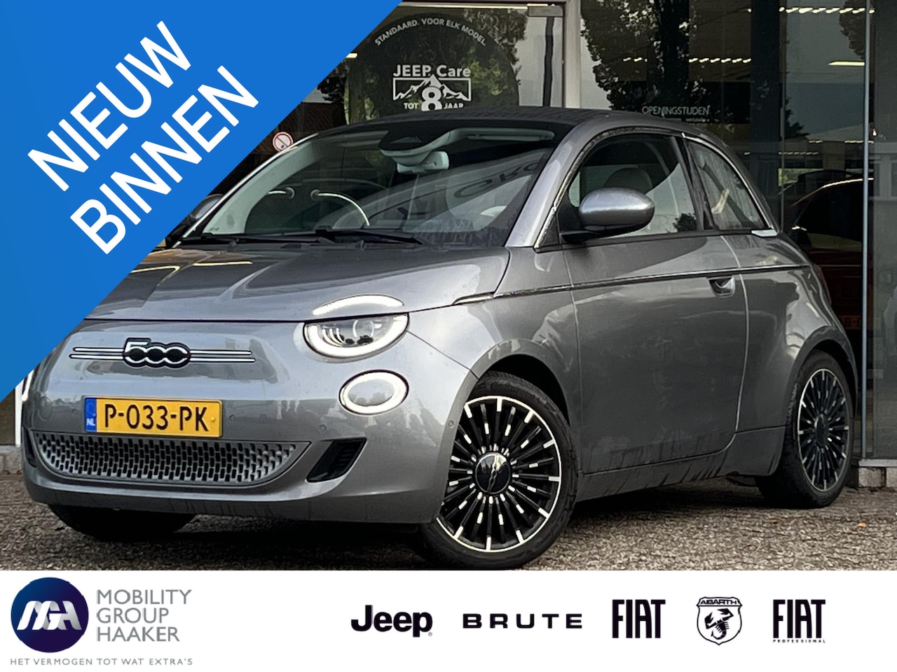 Fiat 500 C - La Prima 42 kWh | Apple-Android | Cabrio | Cruisecontrol - AutoWereld.nl