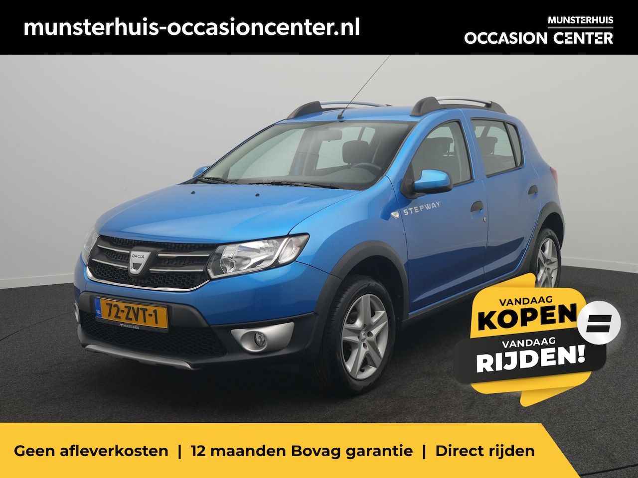 Dacia Sandero Stepway - TCe 90 Lauréate - RIJKLAARPRIJS - Eerste Eigenaar - Cruise Control - Navigatie - Reservewi - AutoWereld.nl