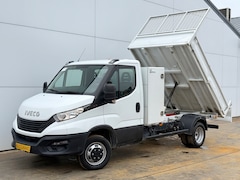 Iveco Daily - 35C16 3.0 Kipper Dubbellucht L4 Airco Cruise Control 3.5T Trekhaak Lederen bekleding Benne