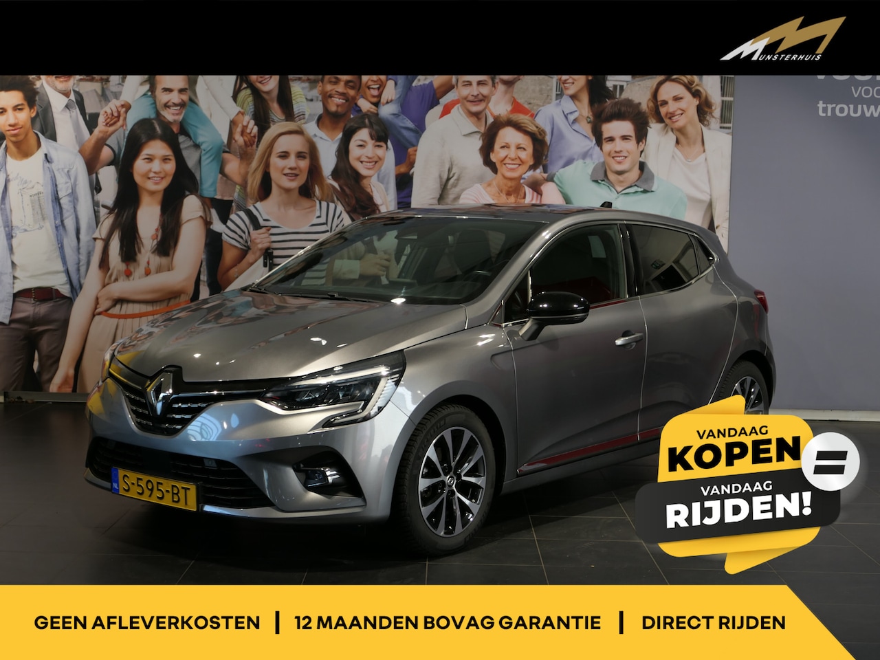 Renault Clio - 1.0 TCe 90 Techno *Dealer onderhouden!* - Dodehoek - Groot scherm - Camera - AutoWereld.nl