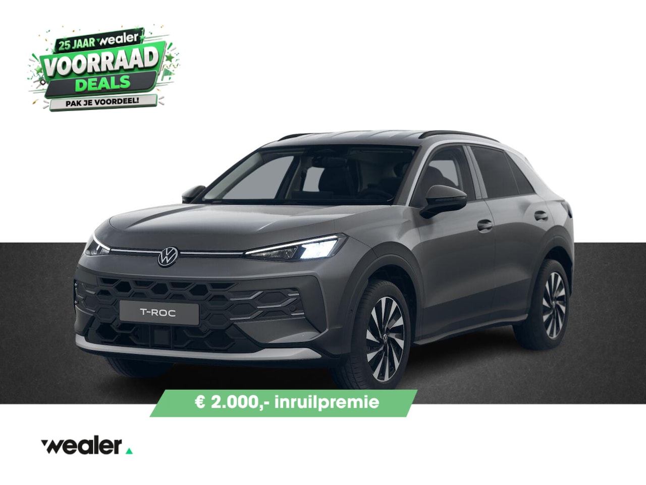 Volkswagen T-Roc - Life Edition 1.5 Hybrid 100 kW / 136 PK SUV aut. | Ambient pakket met sfeerverlichting | T - AutoWereld.nl