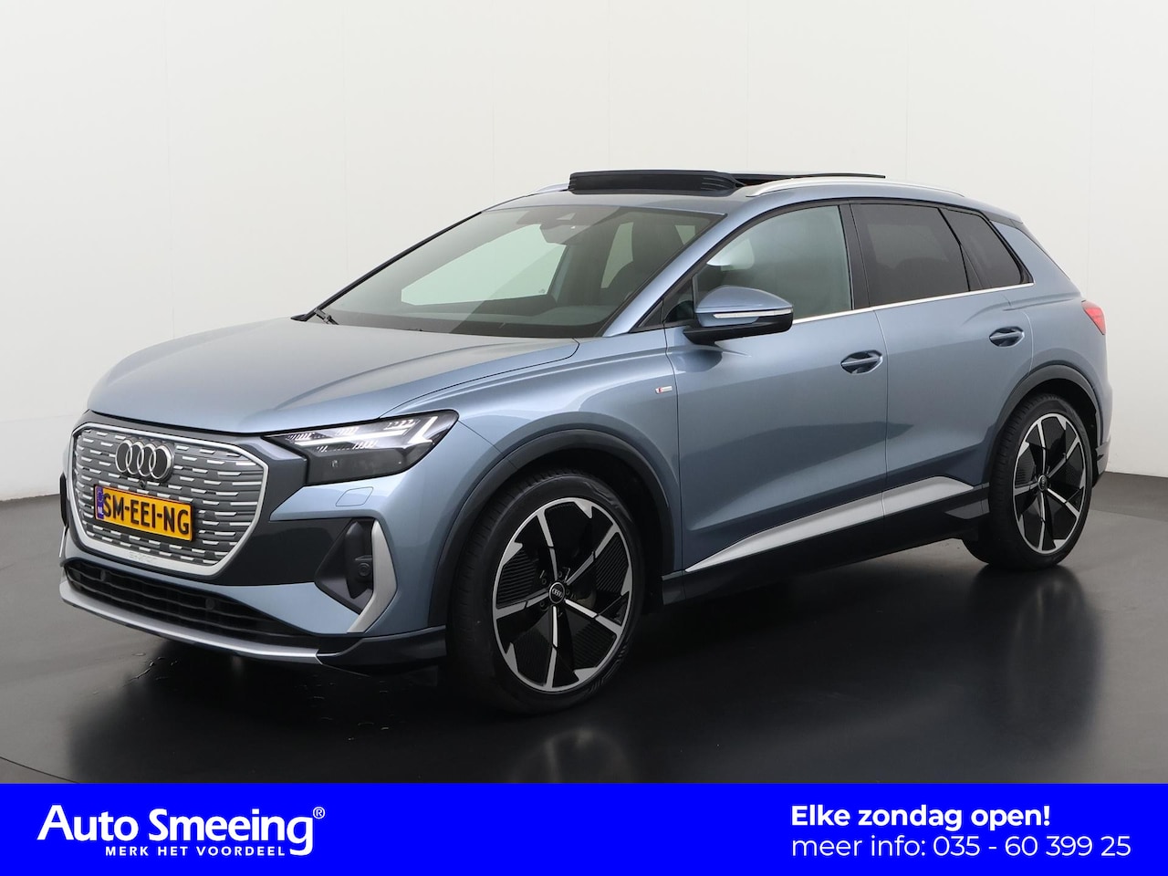 Audi Q4 e-tron - 40 S-Line 77 kWh | SOH 100% | Leder | Panoramadak | Sonos Sound | Zondag Open! - AutoWereld.nl