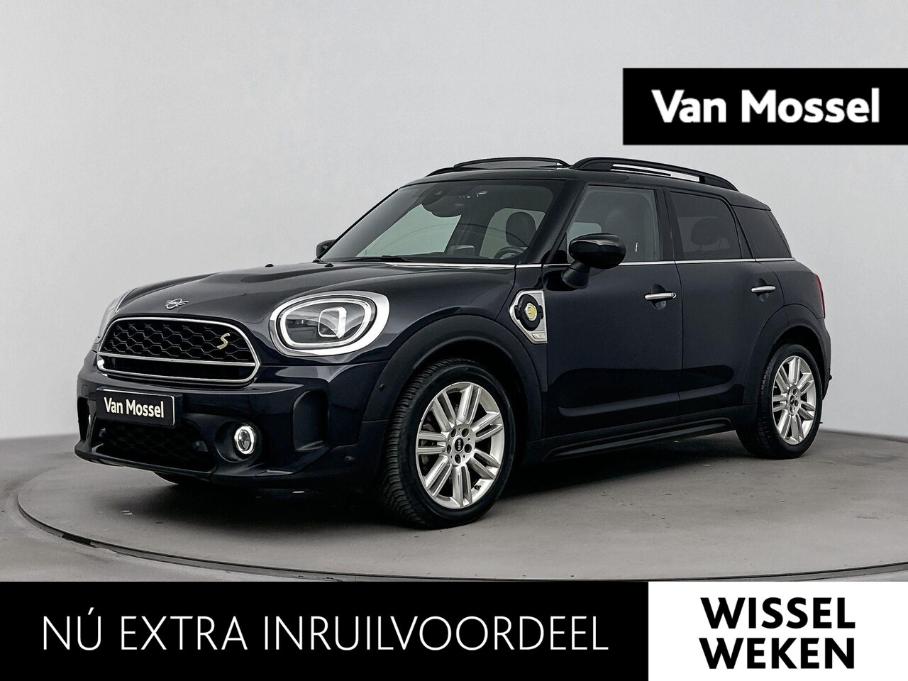 MINI Countryman - 1.5 Cooper S E ALL4 Chili | PANORAMADAK | LEDER | CAMERA | NAVIGATIE | STOELVERWARMING | D - AutoWereld.nl
