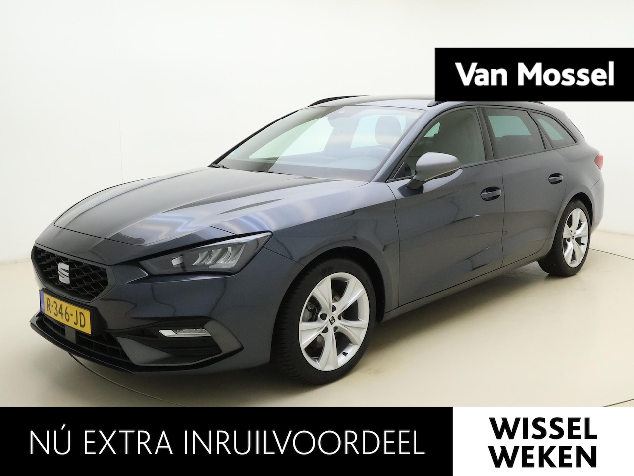 SEAT Leon Sportstourer - 1.0 eTSI FR Business | Automaat | Trekhaak | LED Koplampen | Apple Carplay / Android Auto - AutoWereld.nl