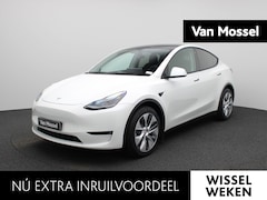 Tesla Model Y - Long Range AWD 75 kWh | PANORAMADAK | ELEKTRISCHE KOFFERKELP | LEDEREN BEKLEDING | STOELVE