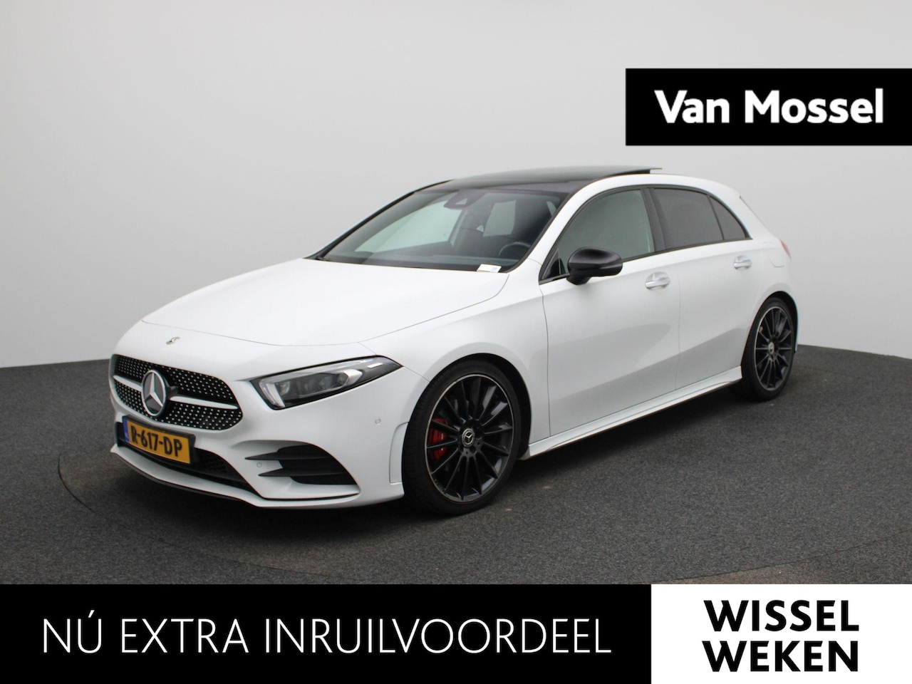 Mercedes-Benz A-klasse - 180 Premium Plus | Automaat | Schuifdak | LED Koplampen | Sfeerverlichting | Getint Glas | - AutoWereld.nl