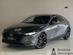 Mazda 3 - 3 2.0 e-Skyactiv-X M Hybrid 186 Exclusive-Line | Rood Leder | Pano | HUD | Bose | Memory