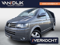 Volkswagen Transporter - 2.0 TDI L2H1 DC Comfortline ✓Marge ✓Automaat ✓5 persoons ✓Rijklaarprijs ✓Bi-Xenon ✓Navigat