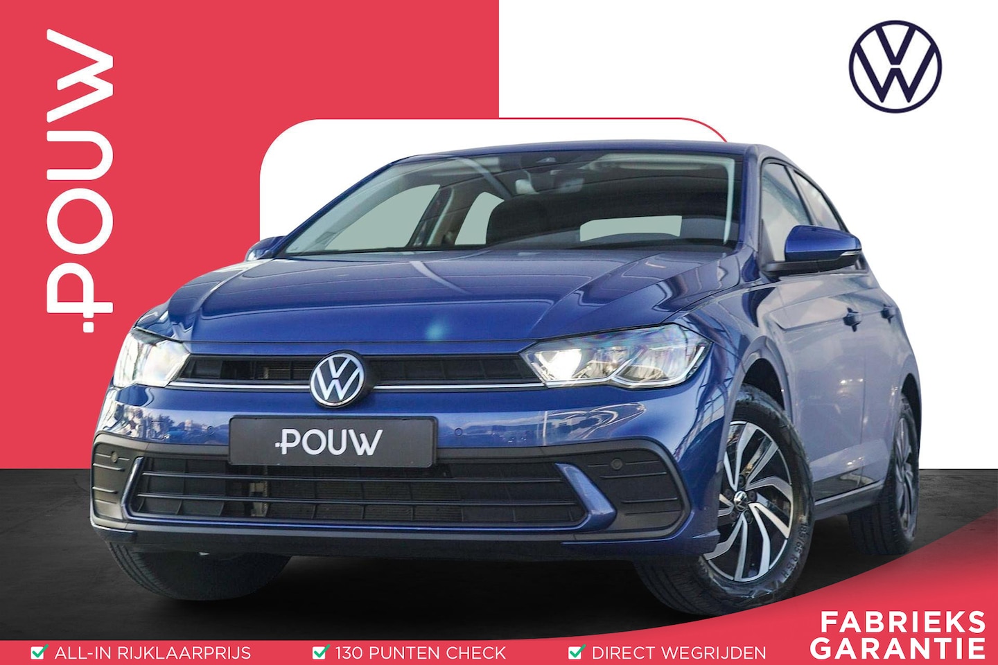 Volkswagen Polo - 1.0 TSI 95pk Life Edition | Trekhaak | Achteruitrijcamera | Apple Carplay & Android Auto - AutoWereld.nl