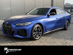 BMW i4 - M50 High Executive 84 kWh 19"/SOH 99%/Lederen M-stoelen + memory/Harman Kardon/Keyless/Cam