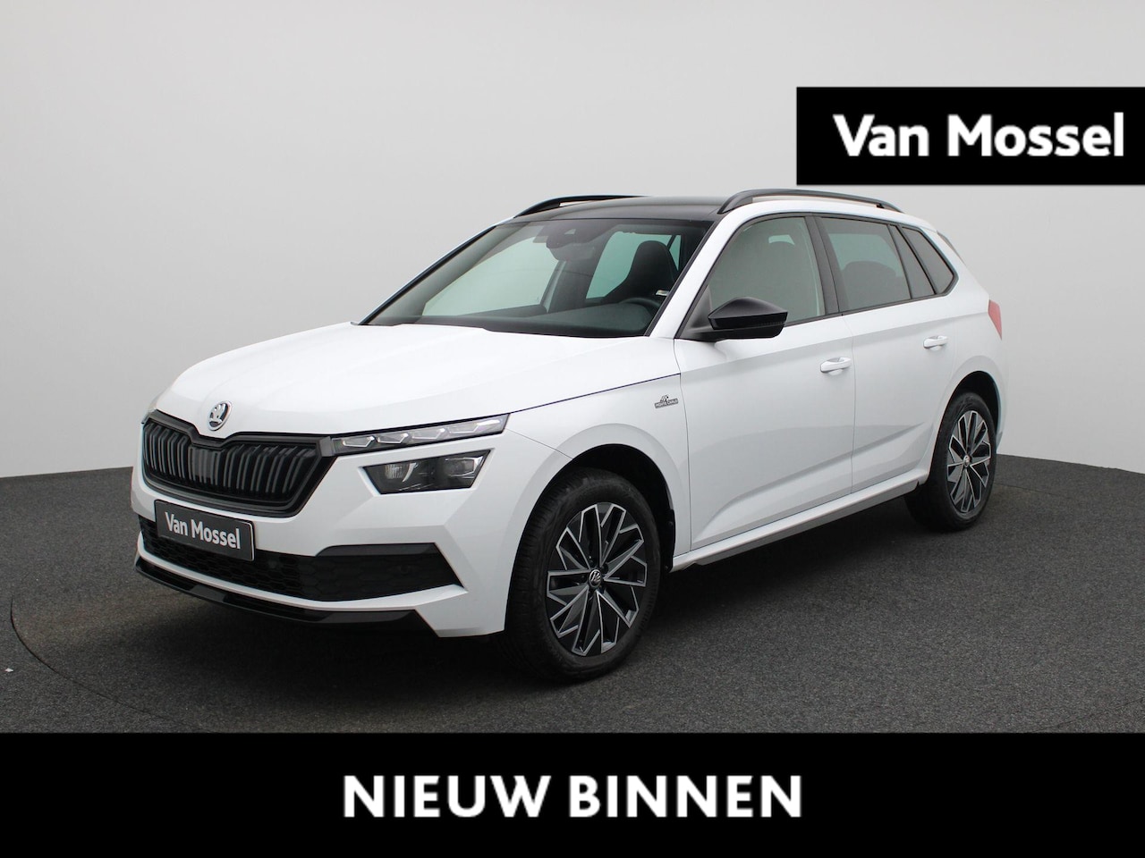 Skoda Kamiq - 1.0 TSI 81kW Monte Carlo | PANORAMADAK | STUURVERWARMING | STOELVERWARMING |TRAVEL ASSIST - AutoWereld.nl