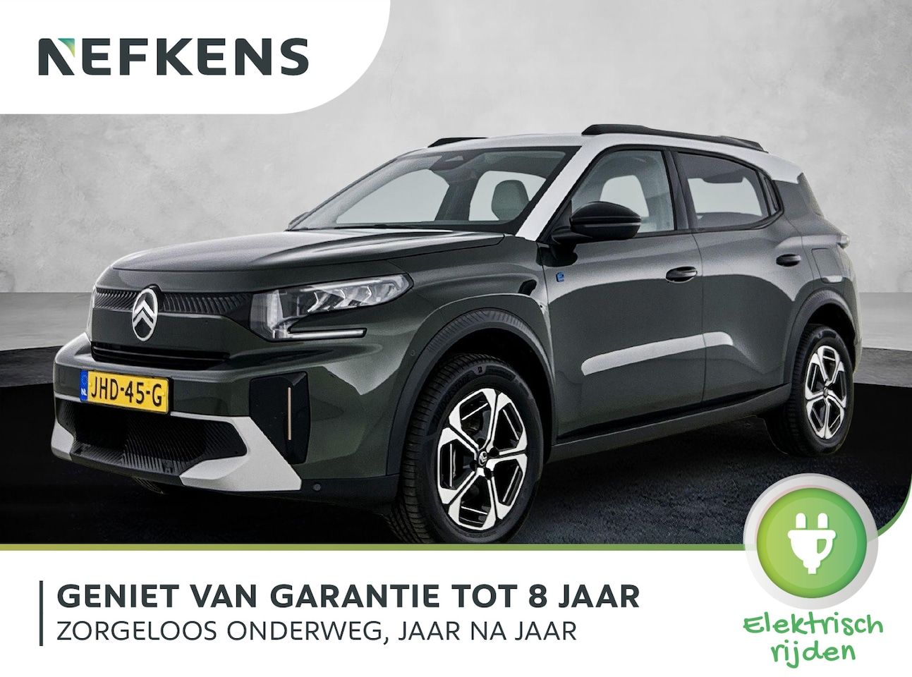 Citroën Ë-C3 Aircross - SUV Max 44 kWh Comfort Range 113pk | Accu 95% | Lage kilometerstand! | Navigatie | Achteru - AutoWereld.nl