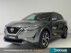 Nissan Qashqai - 1.3 MHEV Xtronic Tekna Plus | Trekhaak | Panoramadak | Leder | 360° Camera |