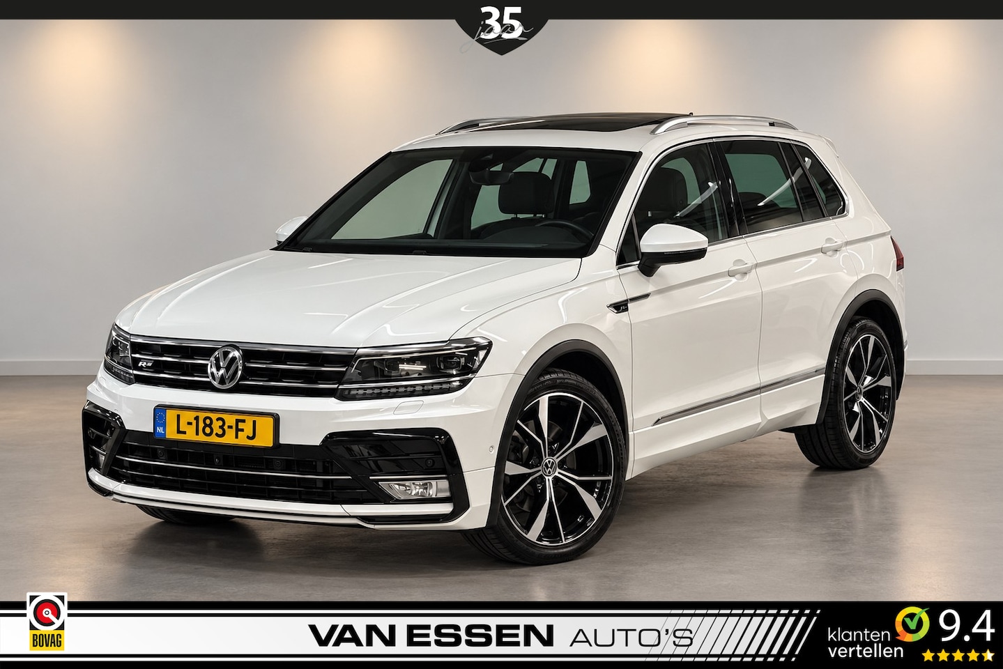 Volkswagen Tiguan - 2.0 TSI 4Motion Highline | PANO | LEDER | MEMORY | KEYLESS | ACC | 360-CAMERA! - AutoWereld.nl