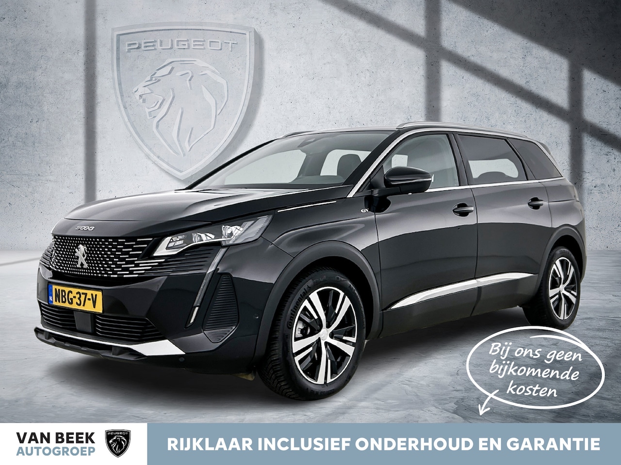 Peugeot 5008 - 1.2 Hybrid 136 GT | Automaat | Parkeercamera | Apple Carplay/Android Auto | Adaptive Cruis - AutoWereld.nl
