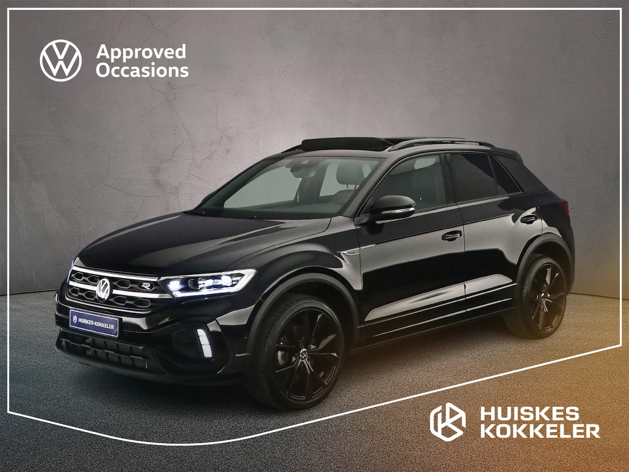 Volkswagen T-Roc - R-Line 1.5 TSI 150pk DSG Automaat Panoramadak, Adaptive cruise control, Black Style, Elekt - AutoWereld.nl
