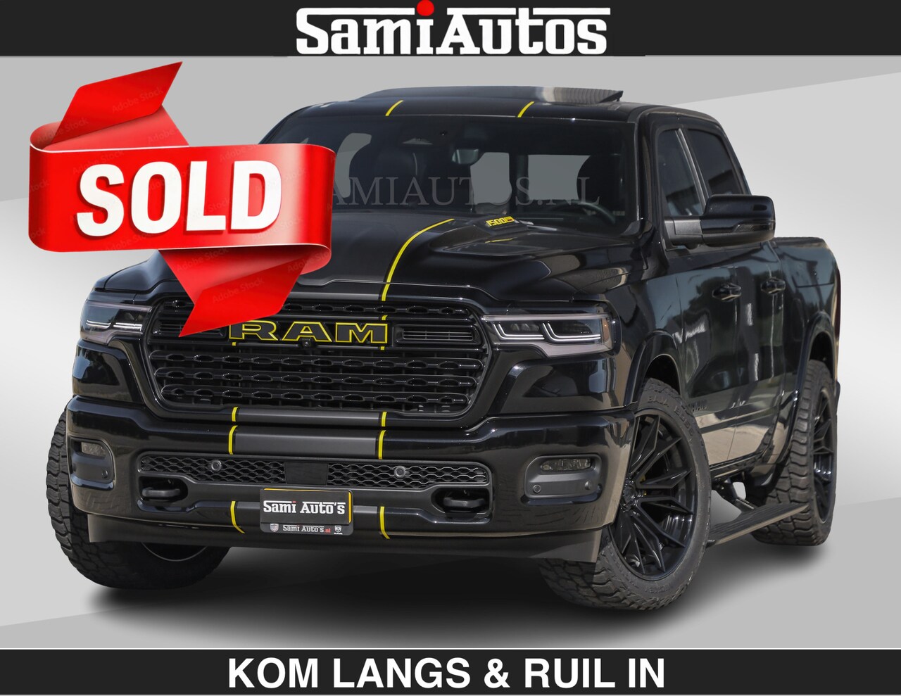 Dodge Ram Pick Up - Limited Night H.O 540HP 706Nm | Massage + Full Option | De Meest Luxe en Volle in zijn Kla - AutoWereld.nl