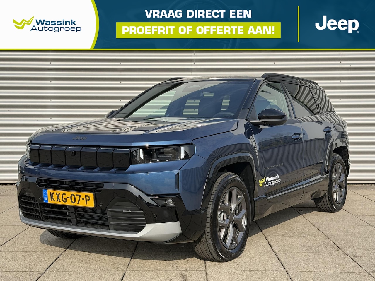 Jeep Compass - 1.2 e-Hybrid First Edition FOCAL | Elektrische kofferklep | Stoelverkoeling | - AutoWereld.nl