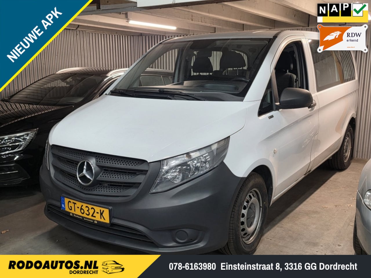Mercedes-Benz Vito Tourer - 109 CDI Base Lang 9-Pers. Airco ✅ - AutoWereld.nl