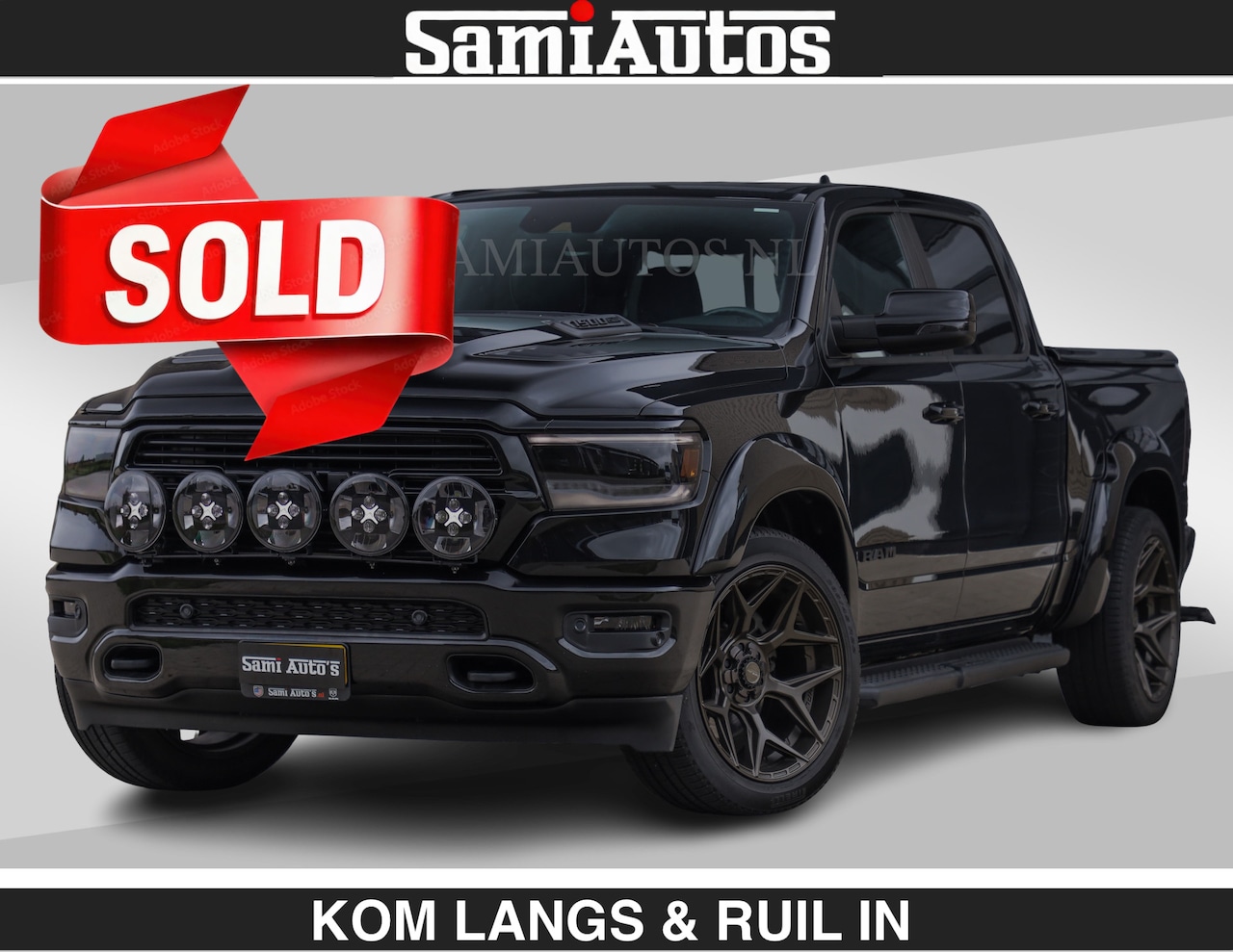 Dodge Ram Pick Up - BLACK OPS | 5.7 V8 HEMI | €66950,- excl | WIDEBODY HULK | OPEN UITLAAT KLEP | ZEER DIK | D - AutoWereld.nl