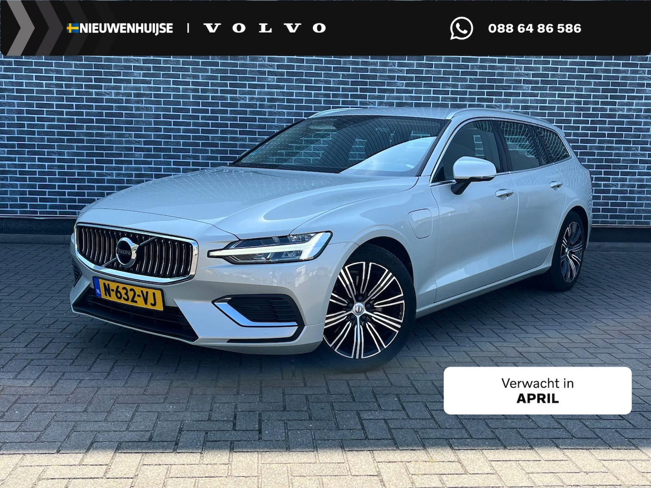 Volvo V60 - 2.0 T6 Recharge AWD Inscription Expression | Plug-in Hybrid (PHEV) | Achteruitrijcamera | - AutoWereld.nl