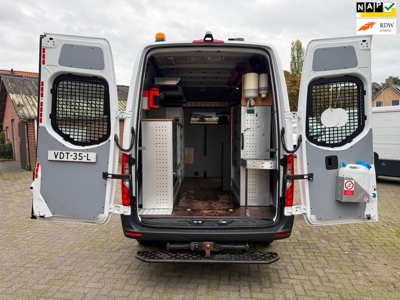 Mercedes-Benz Sprinter - 316 2.2 CDI L2H2 Bott inrichting 230v omvormer en standkachel - AutoWereld.nl