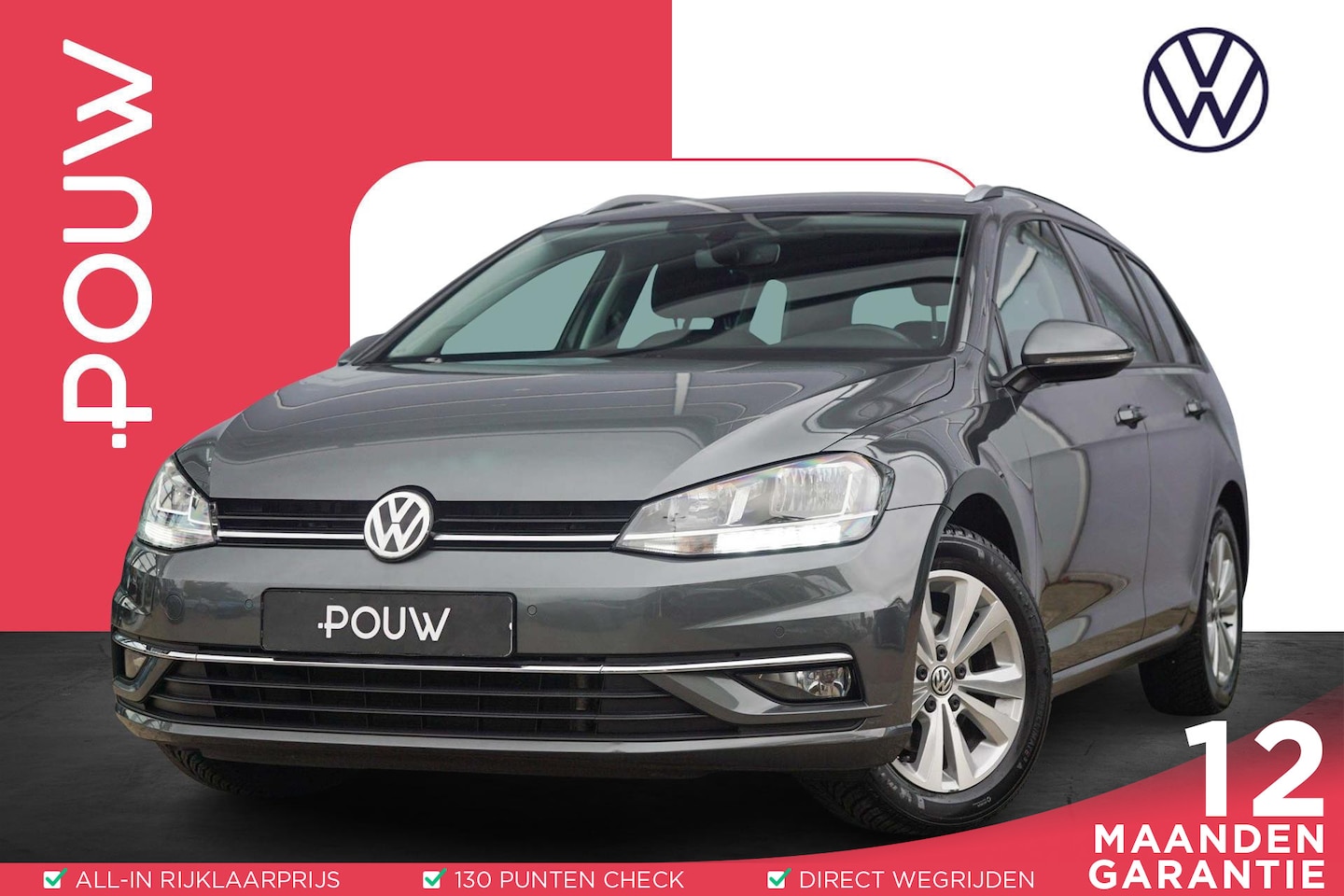 Volkswagen Golf Variant - 1.0 TSI 115pk Comfortline Business | Trekhaak | Stoelverwarming | Ergo Active Stoel | Navi - AutoWereld.nl