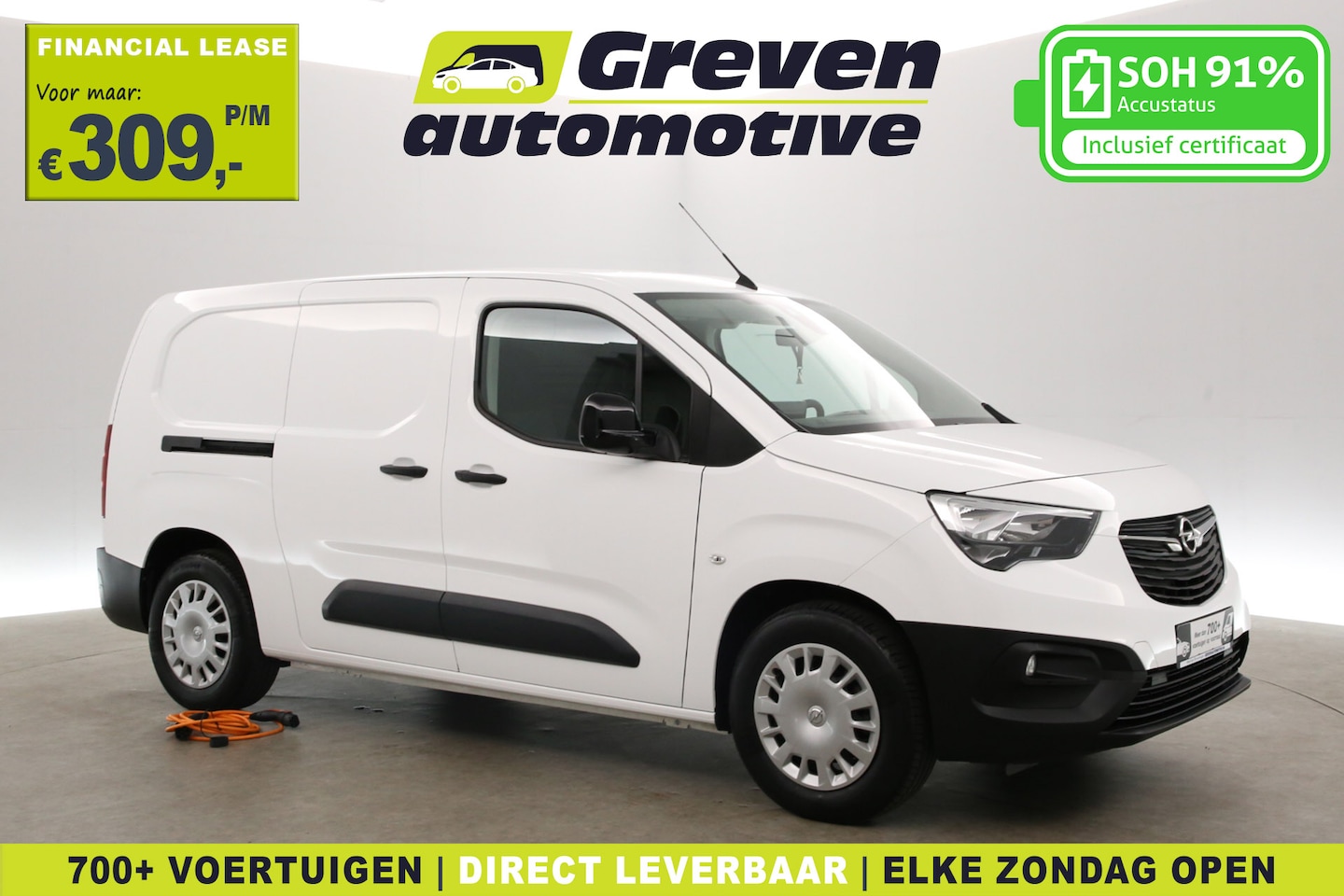 Opel Combo-e - 50 kWh 136PK | Snelladen | SOH 91% | Airco | Camera | Cruise | Carplay | Parkeersens. - AutoWereld.nl