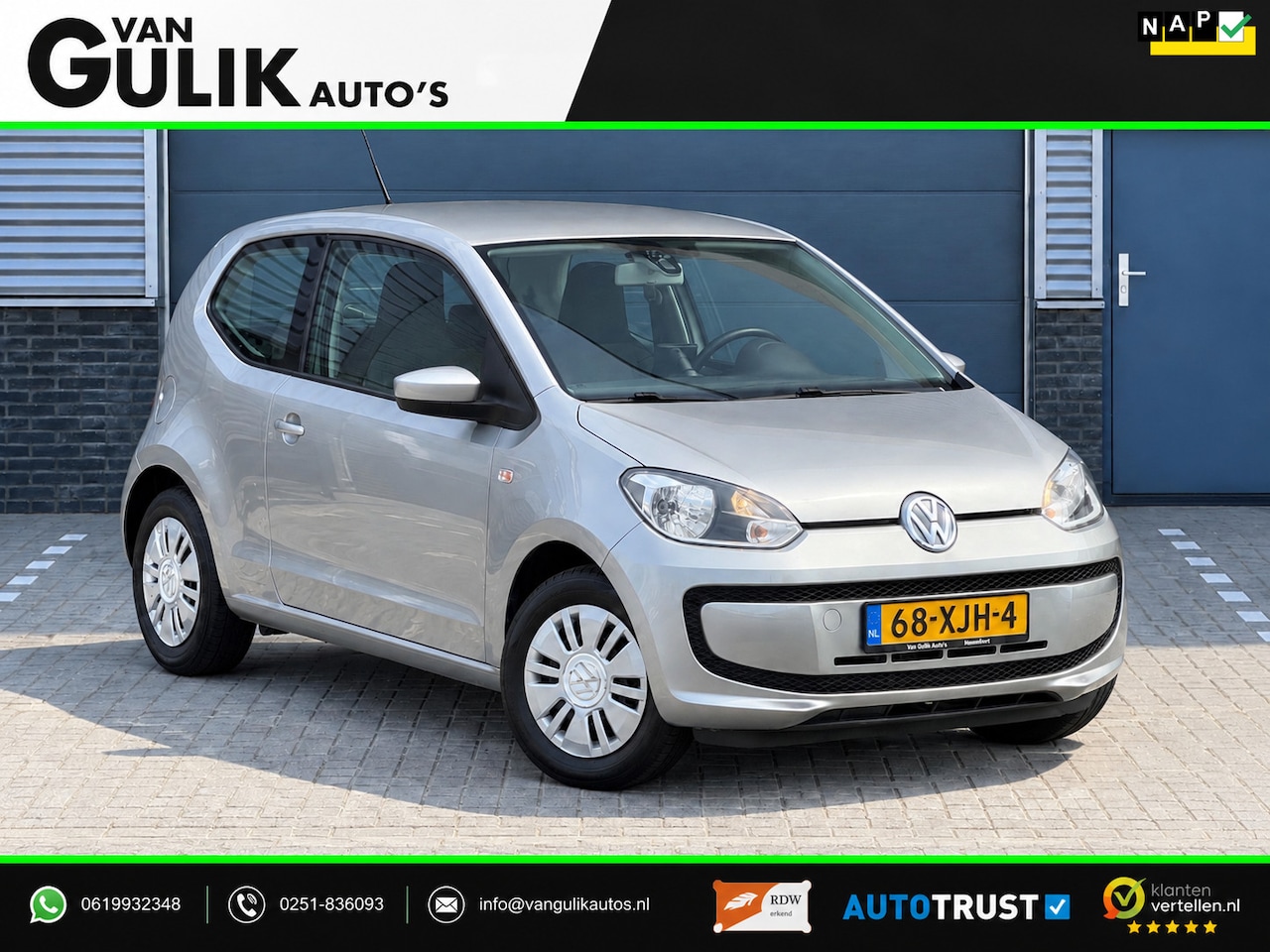Volkswagen Up! - 1.0 move up! | Navigatiesysteem | Airconditioning | - AutoWereld.nl