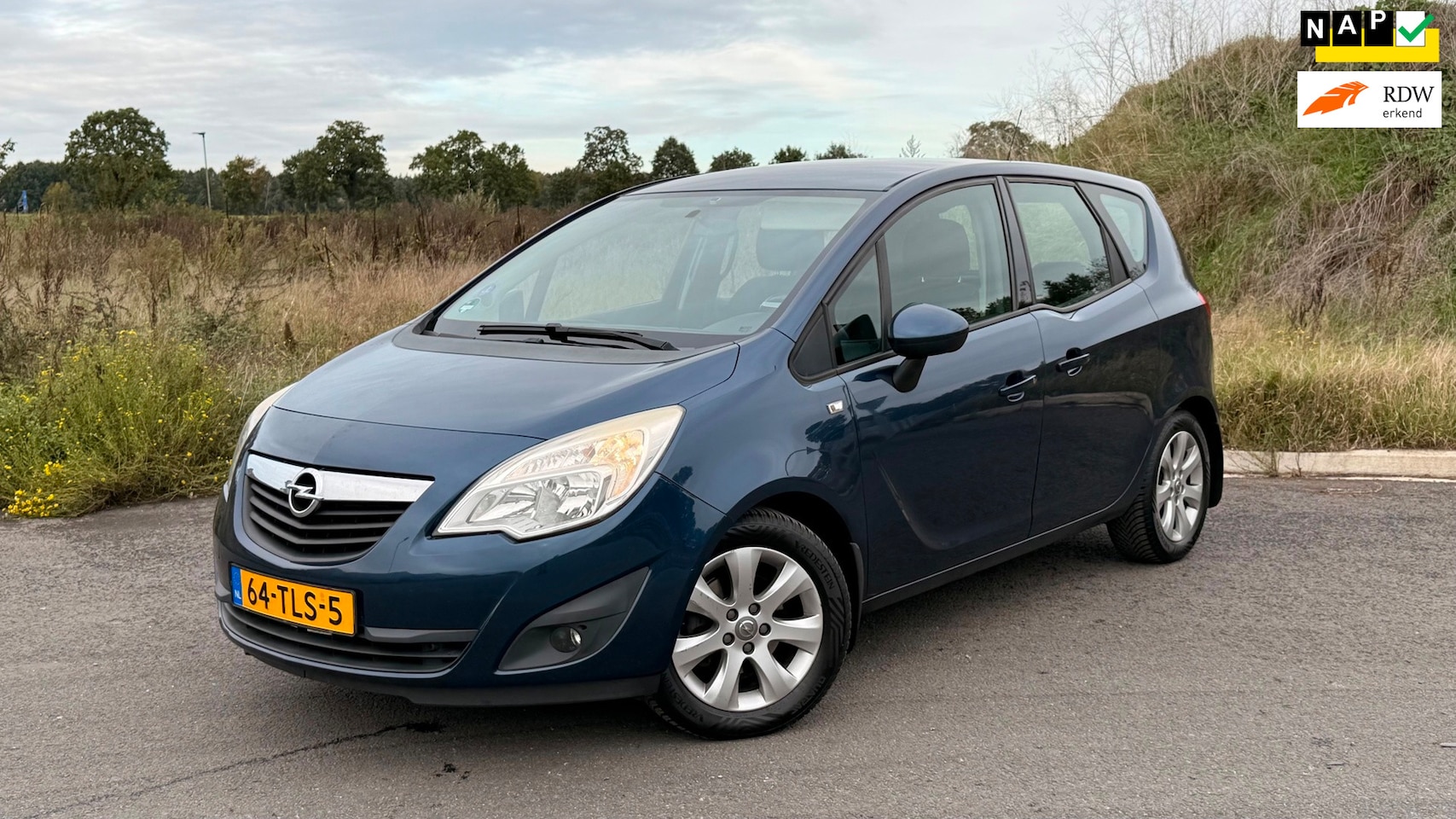 Opel Meriva - 1.4 Turbo Edition '12 | Origineel NL | APK '27 | Airco | Cruise - AutoWereld.nl