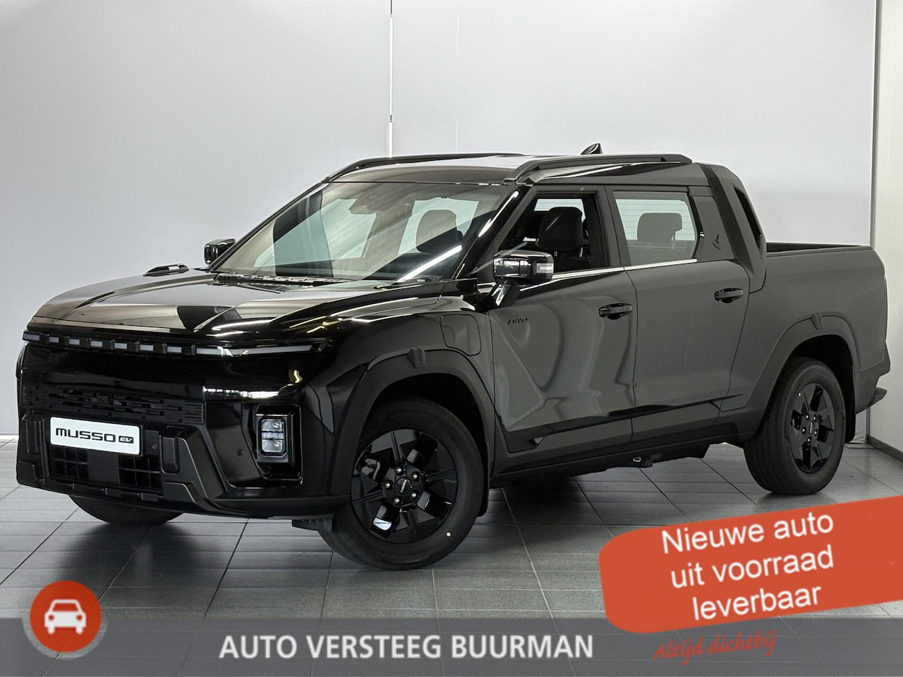 KGM Musso EV - Titanium 80.6 kWh 4WD Luxe lederen bekleding, Stoelverwarming en ventilatie, Schuifdak, Na - AutoWereld.nl