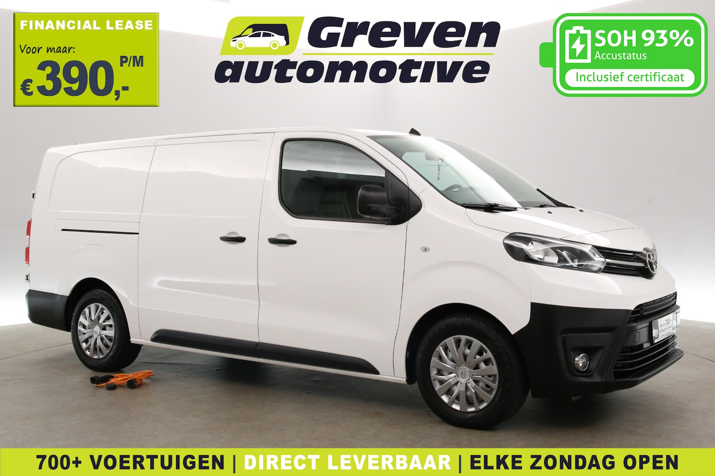 Toyota ProAce Electric Worker - 75 kWh L3H1 Long Range | Snelladen | SOH 93% | Airco | Cruise | Carplay | 3 Zits | Parkeer - AutoWereld.nl