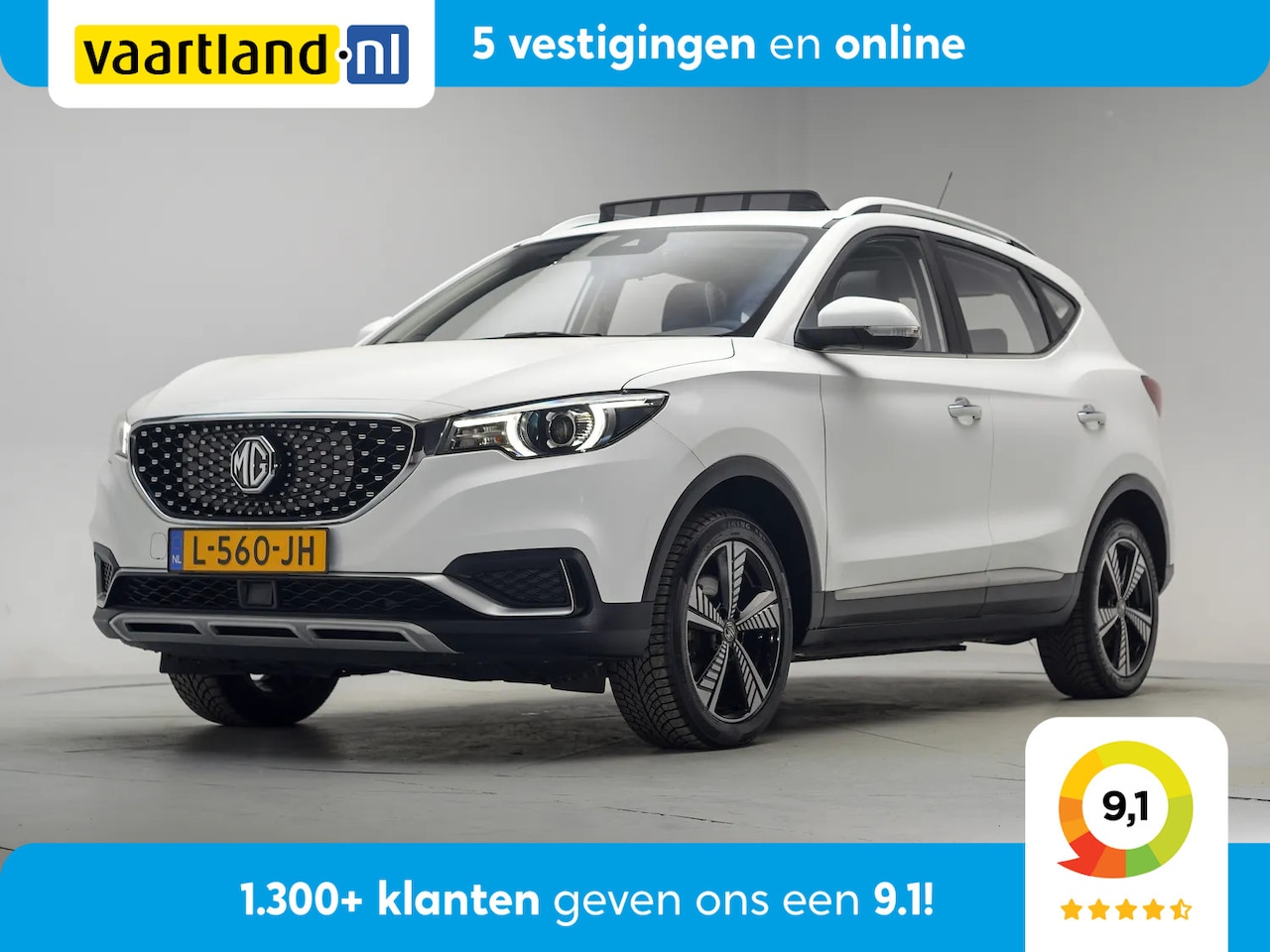 MG MG ZS EV - Luxury 45 kWh [ Panorama Trekhaak Leder Apple/Android ] - AutoWereld.nl