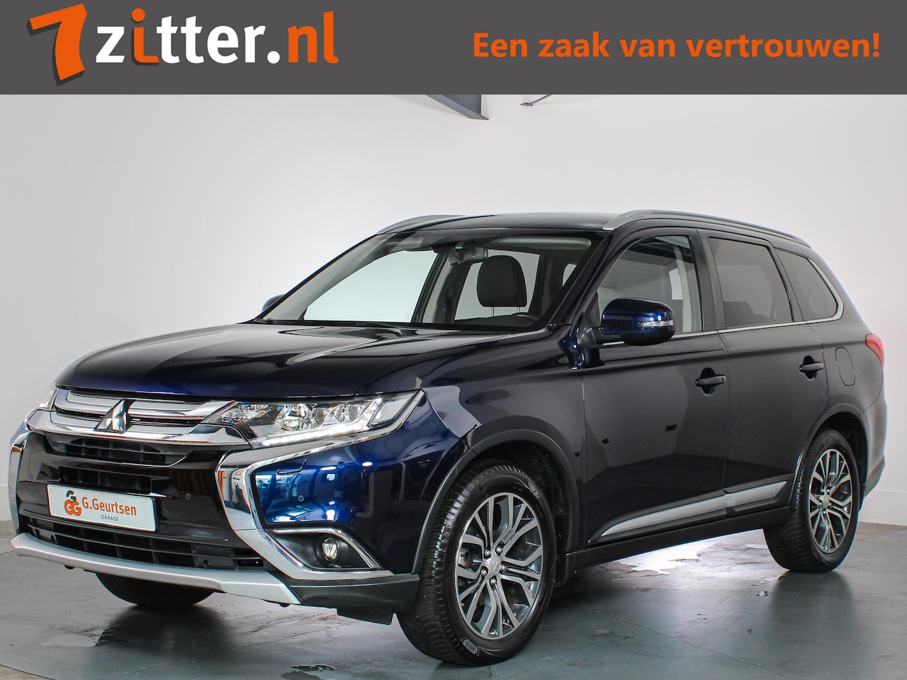 Mitsubishi Outlander - 2.0 Executive Edition 7-Persoons Trekhaak, Alcantara, Camera, Goed onderhouden, Stoelverwa - AutoWereld.nl