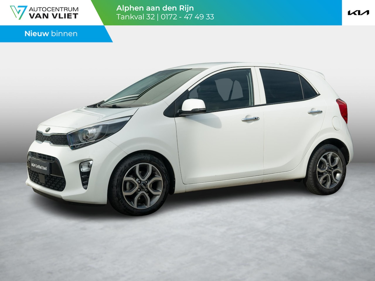 Kia Picanto - 1.0 DPi DynamicPlusLine | Navigatie | Apple carplay/android auto | Climate control | Achte - AutoWereld.nl