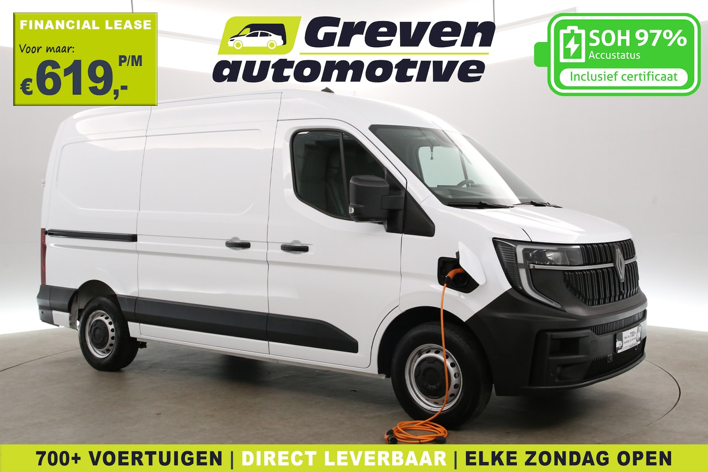 Renault Master E-Tech - T35 L2H2 Advance 3,5t Long Range 87 kWh | Snelladen | SOH 97% | Airco | Camera | Virtual | - AutoWereld.nl