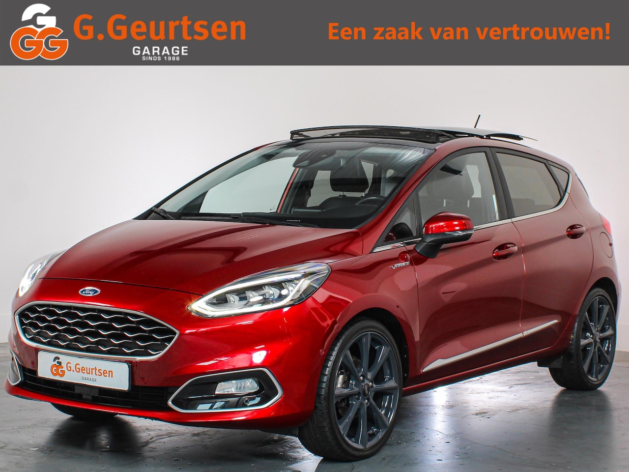 Ford Fiesta - 1.0 EcoBoost Vignale Panoramadak, B&O, ACC, Camera, Stoelverwarming, Volleder, Volle uitvo - AutoWereld.nl