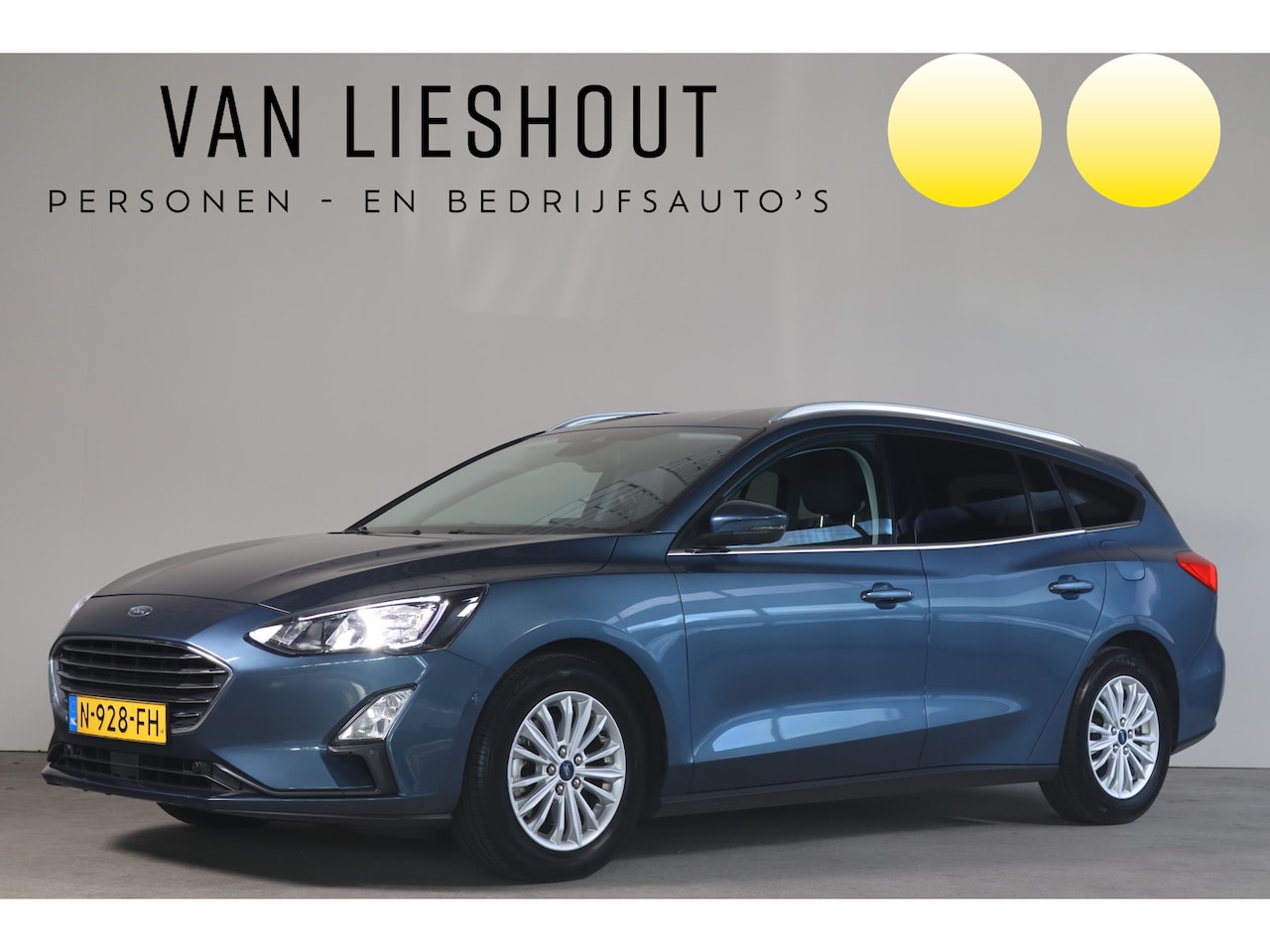 Ford Focus Wagon - 1.0 EcoBoost Hybrid Titanium X Business - NL Auto!! Stoel+stuurverw I Elek A-klep I Adap C - AutoWereld.nl