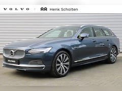 Volvo V90 - T6 Plug-in hybrid AWD Ultimate Bright | SOH-waarde 95% | Trekhaak met semi elektrisch inkl