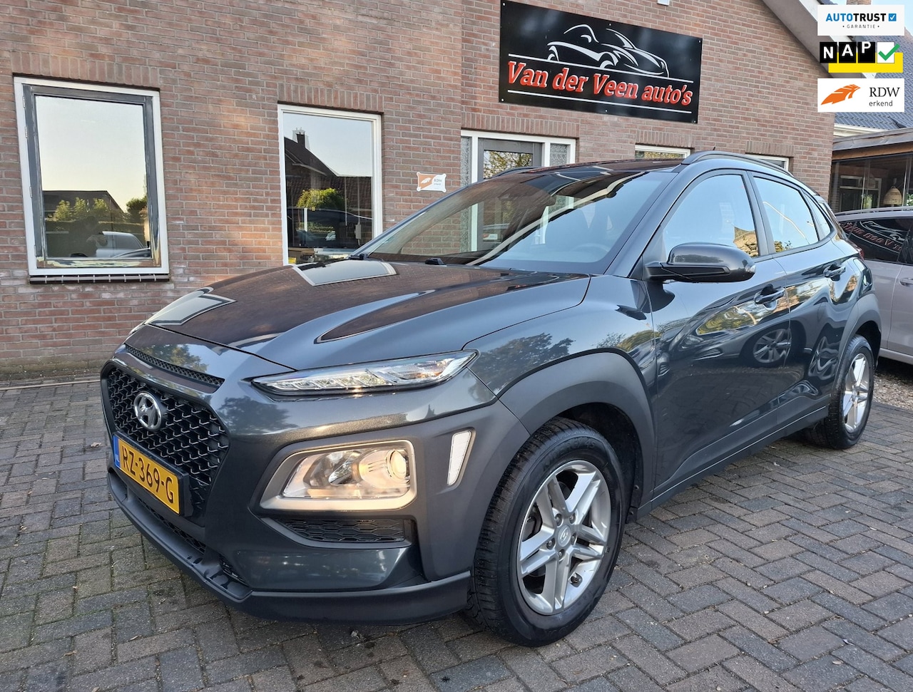 Hyundai Kona - 1.0T Comfort. Dealer onderhouden. O.a. carplay, cruise, camera, etc. Prijs inclusief garan - AutoWereld.nl