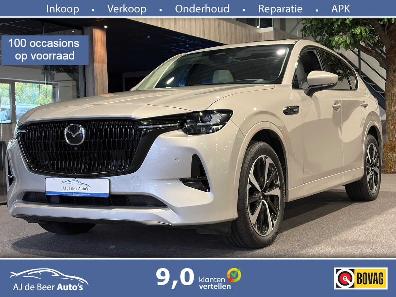 Mazda CX-60 - 2.5 e-SkyActiv PHEV Takumi PHEV | Panoramadak | Dodehoek | Camera | Carplay - AutoWereld.nl
