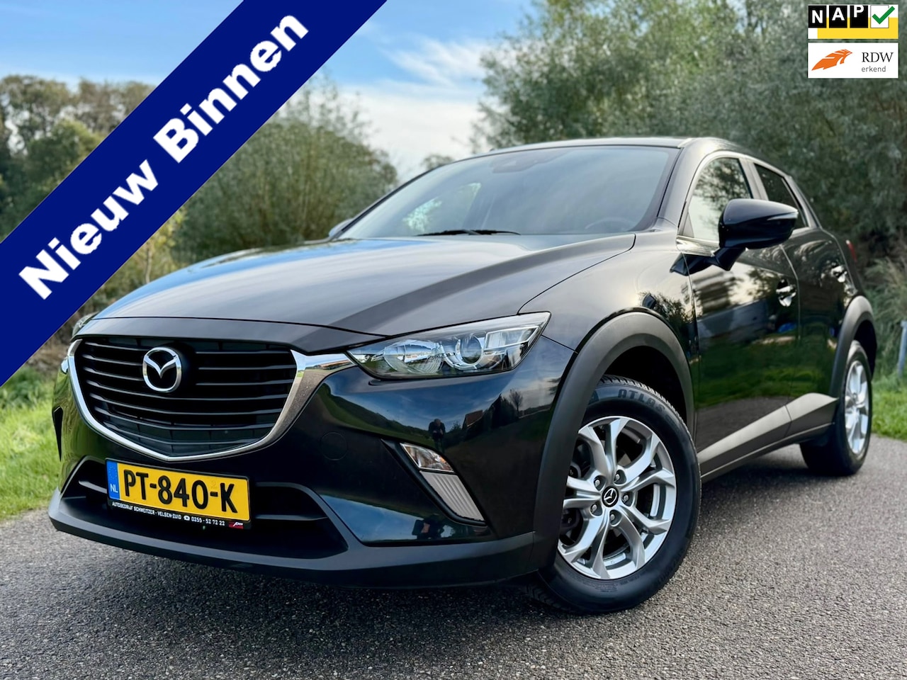 Mazda CX-3 - 2.0 SkyActiv-G 120 Dynamic NAVI ECC NAP 120PK KEY-LES GOED ONDERHOUDEN - AutoWereld.nl