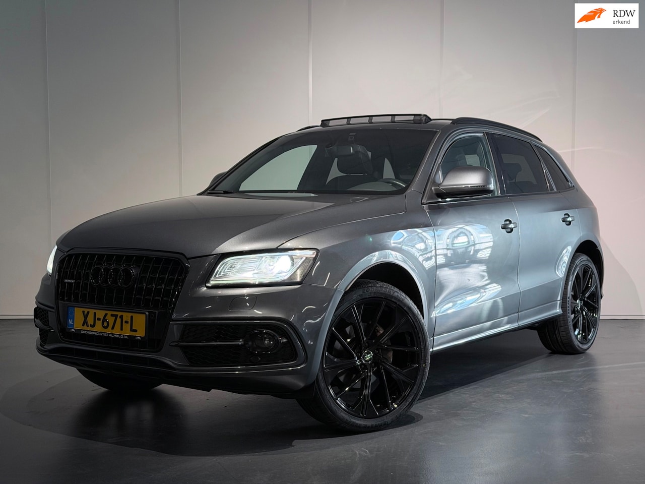 Audi Q5 - 2.0 TFSI Quattro S-Line Black Edition /Clima/PANO/Cruise/PDC/Leer/NAVI/21'' - AutoWereld.nl