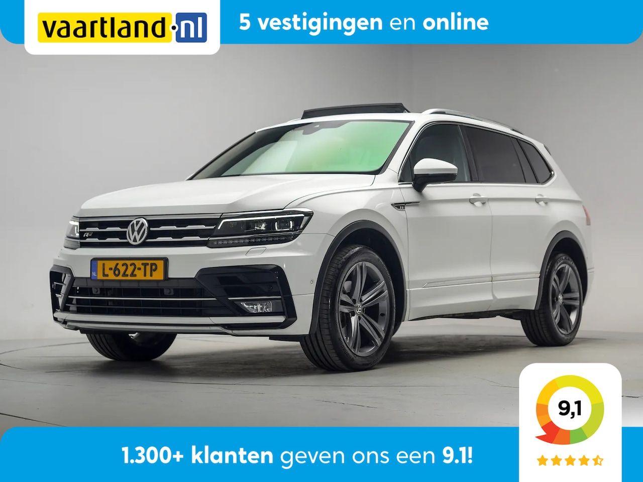 Volkswagen Tiguan Allspace - 1.5 TSI R Line Highline Aut. 7 pers. [ Panorama Virtual Adapt.cruise ] - AutoWereld.nl