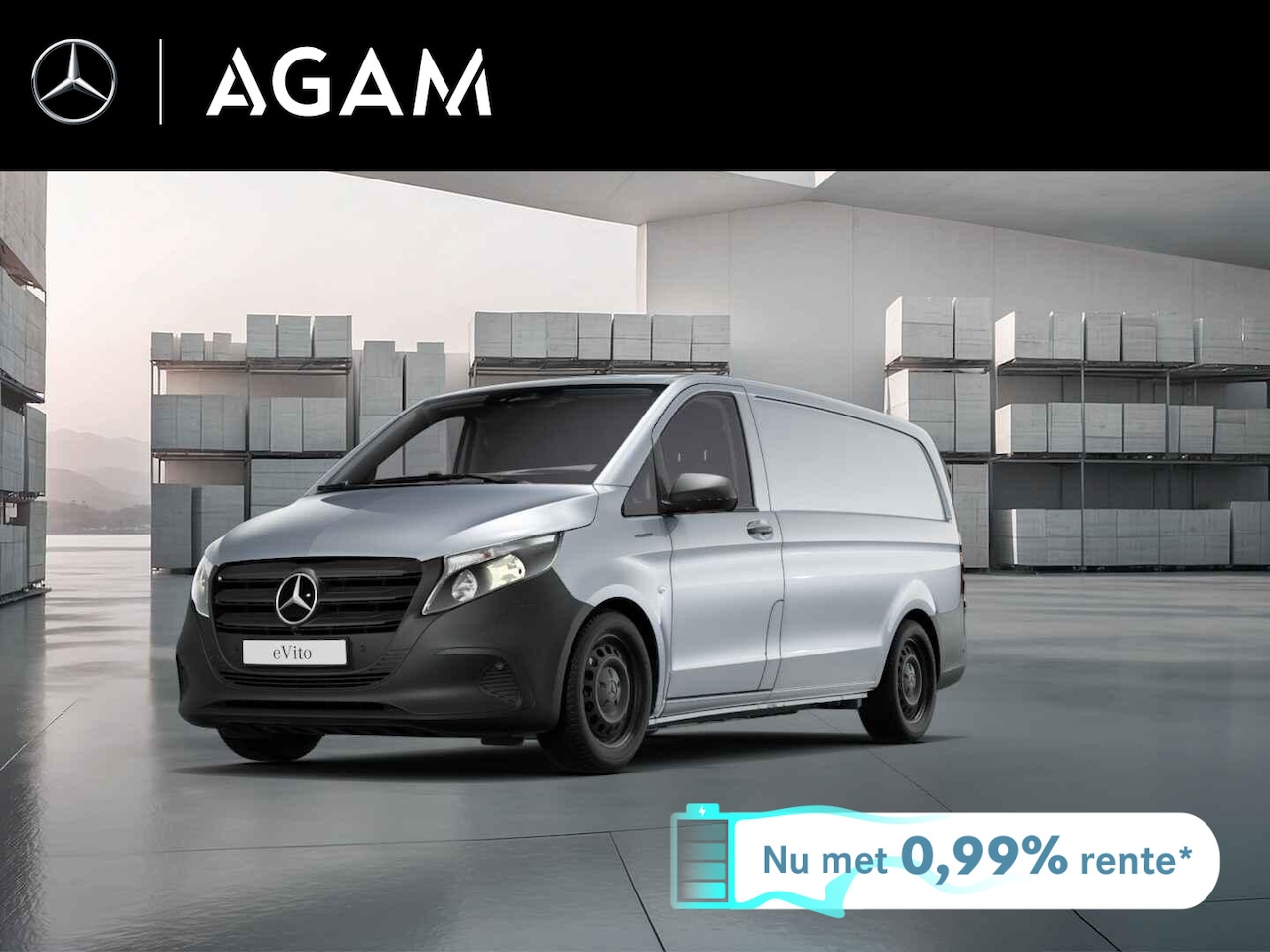 Mercedes-Benz eVito - eVito 119 L2 Business Solution 90 kWh eVito 119 L2 Business Solution 90 kWh - AutoWereld.nl