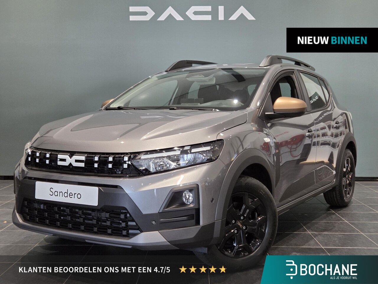 Dacia Sandero Stepway - 1.8 hybrid 155 extreme DIRECT LEVERBAAR - AutoWereld.nl