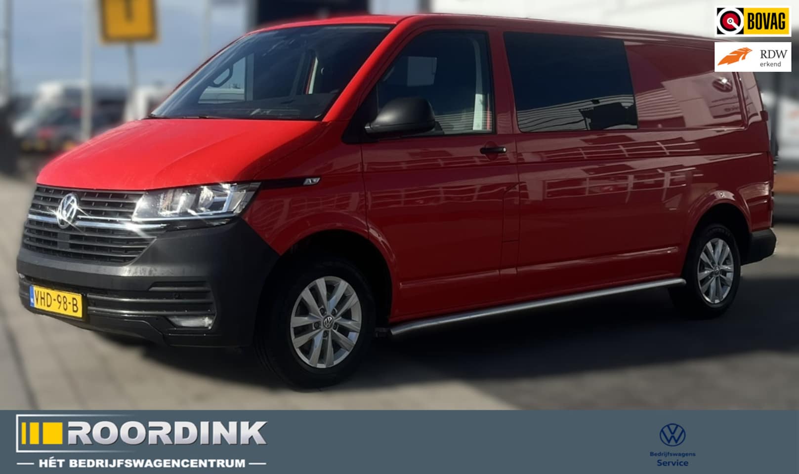 Volkswagen Transporter - 2.0 TDI L2H1 150 pk Automaat, dubbele cabine. trekhaak, adaptive cruisecontrol - AutoWereld.nl