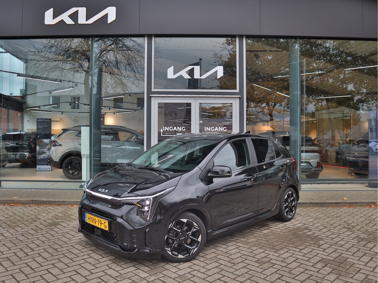 Kia Picanto - 1.0 DPI GT-Line Facelift! AMT Automaat | Leder | Schuifdak | Stoelverwarming | Schuifdak | - AutoWereld.nl