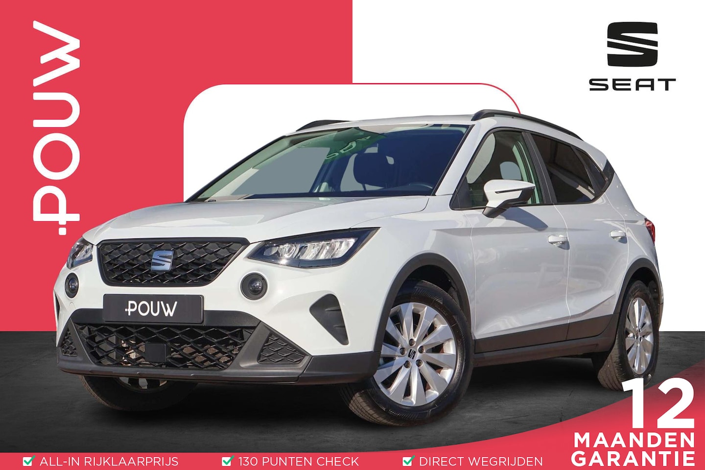 SEAT Arona - 1.0 TSI 95pk Style | Trekhaak | Climate Control | PDC | Carplay - AutoWereld.nl