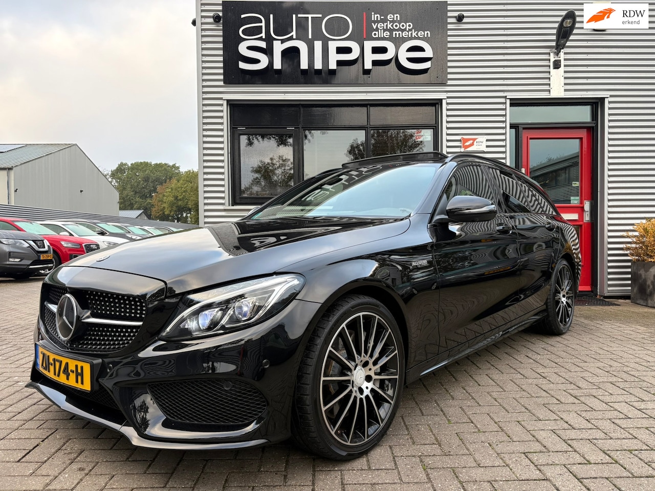Mercedes-Benz C-klasse Estate - 450 AMG 4MATIC Edition 1 367 PK -AUTOMAAT-OPEN PANORAMADAK-BURMESTER-HEAD UP-ADAPTIVE CRUI - AutoWereld.nl